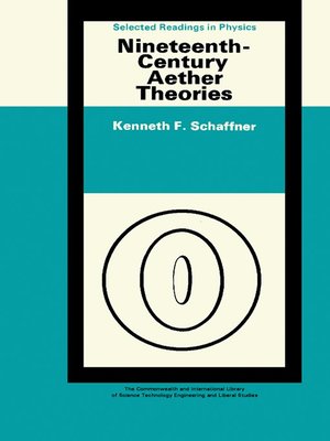 cover image of Nineteenth-Century Aether Theories